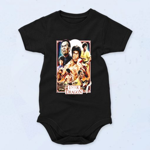 Bruce Lee Enter The Dragon Baby Onesies Style