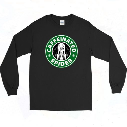 Caffeinated Spider 90s Long Sleeve Style