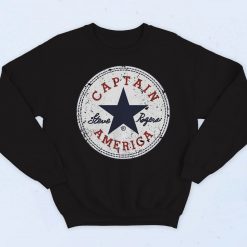 Captain Steve Rogers Fashionable Sweatshirt