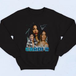 Cardi B Girl Rapper Fashionable Sweatshirt