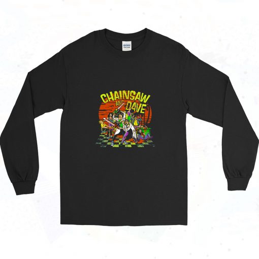 Chainsaw And Dave Summer School 90s Long Sleeve Style