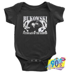 Charles Bukowski Drunk Photos Baby Onesie 90s