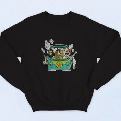 Cheech And Chong With Scooby Fashionable Sweatshirt