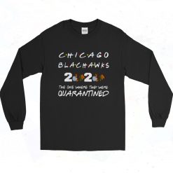 Chicago Blackhawks 2020 Quarantined 90s Long Sleeve Style