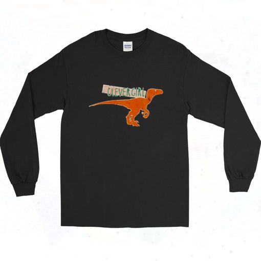 Clever Girl Velociraptor 90s Long Sleeve Style