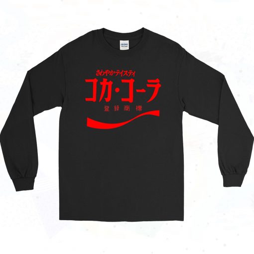 Coca Cola Japanese 90s Long Sleeve Style