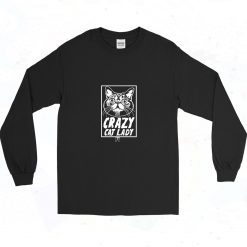 Crazy Cat Lady 90s Long Sleeve Style