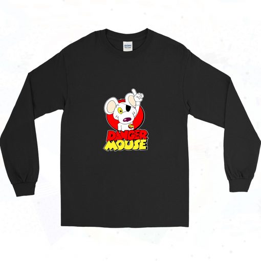 Danger Mouse Vintage Cartoon 90s Long Sleeve Style