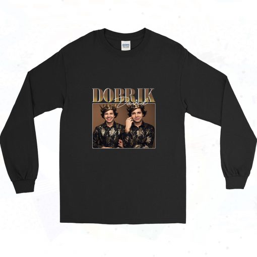 David Dobrik 90s Vintage Black Rapper 90s Long Sleeve Style