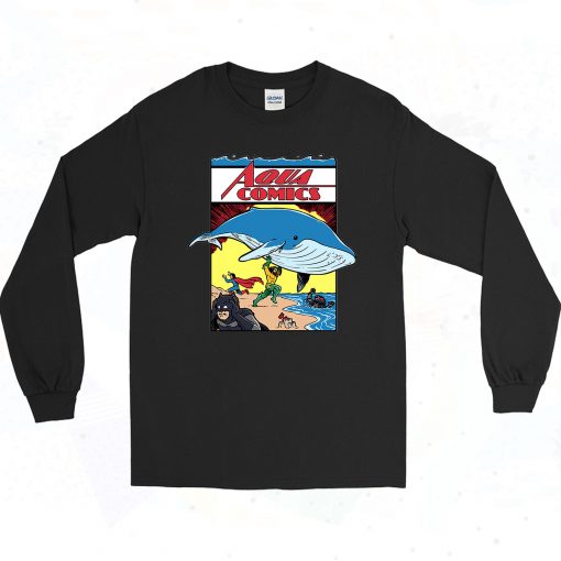 Dc Comic Aquaman Comics 90s Long Sleeve Style