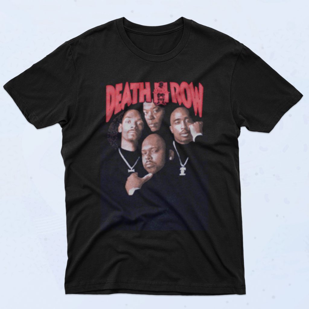 Death Row Records Tupac Dre 90s T Shirt Style - 90sclothes.com