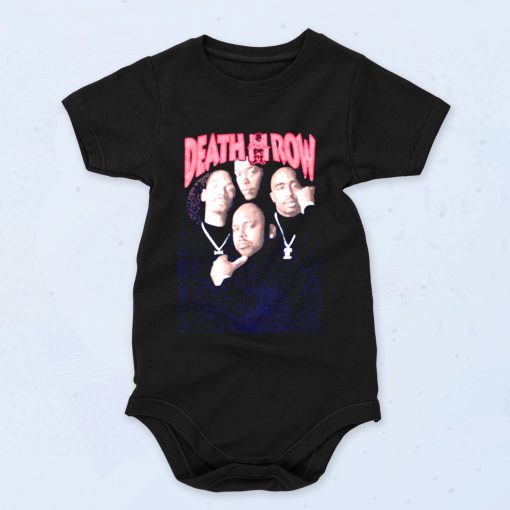 Death Row Records Tupac Dre Baby Onesies Style