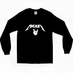 Disney Mickey Mouse Hand Rock 90s Long Sleeve Style