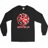 Dracarys Flower 90s Long Sleeve Style