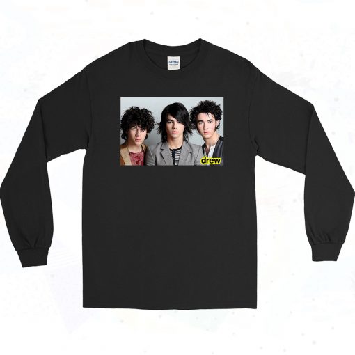 Drew Jonas Brother 90s Long Sleeve Style