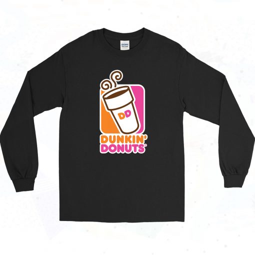 Dunkin Donuts Coffee 90s Long Sleeve Style