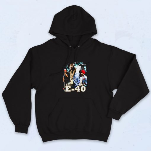 E 40 Bay Area Hip Hop Hoodie Style