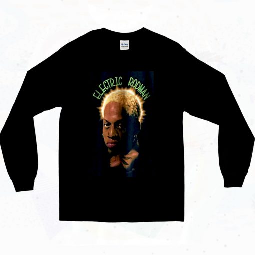 Electric Dennis Rodman Basketball 90s Long Sleeve Style