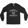 Fairfield University 80s College 90s Long Sleeve Style