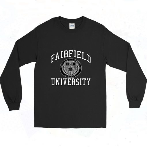 Fairfield University 80s College 90s Long Sleeve Style