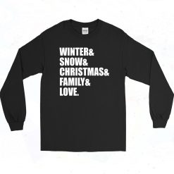 Family Love Christmas 90s Long Sleeve Style