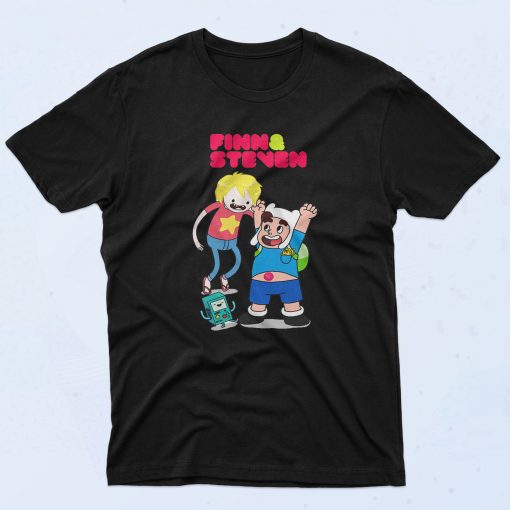 Finn And Steven Universe Authentic Vintage T Shirt