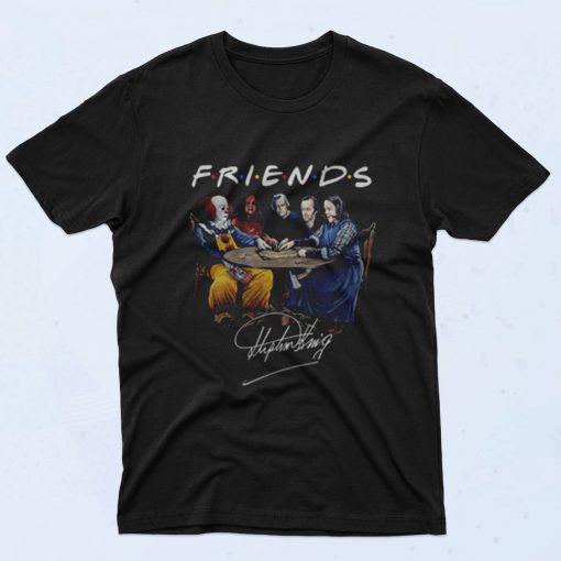 Friends Characters Stephen King 90s T Shirt Style