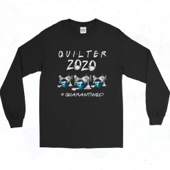 Funny Quilter 2020 Quarantined Coronavirus 90s Long Sleeve Style