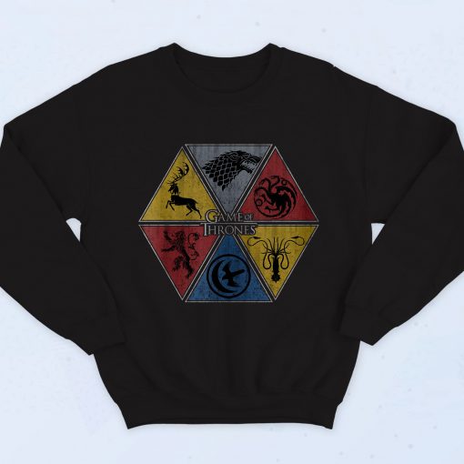 Game Of Thrones Symbol Collage Fashionable Sweatshirt