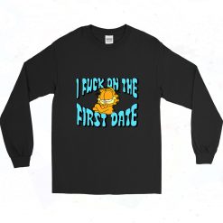 Garfield I Fuck On The First Date 90s Long Sleeve Style