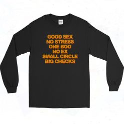 Good Sex No Stress One Boo No Ex 90s Long Sleeve Style