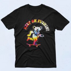 Grateful Dead Keep On Pushin Bear Authentic Vintage T Shirt