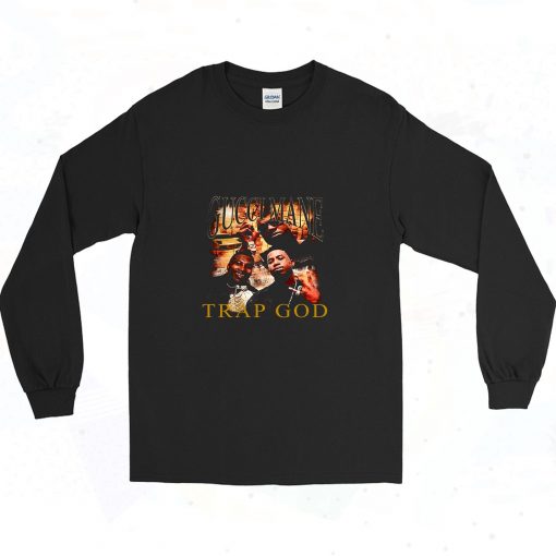 Gucci Mane Trap God Vintage 90s Long Sleeve Style