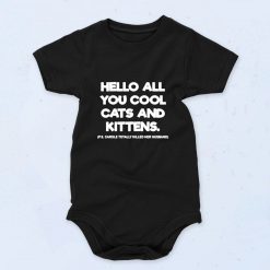 Hello All You Cool Cats And Kittens Tiger King Baby Onesies Style