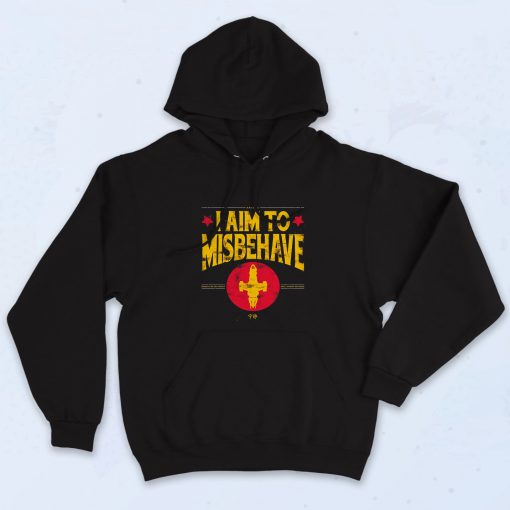 I Aim To Misbehave Stylish Hoodie