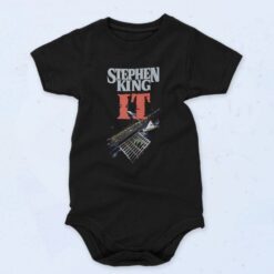 IT Stephen King Book Cover Baby Onesie 90s