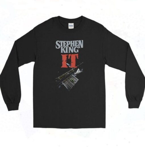 IT Stephen King Retro Vintage Long Sleeve Style 90s