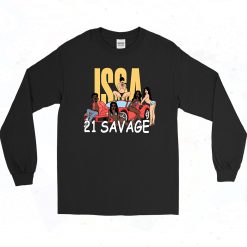 Issa Blanc 21 Savage 90s Long Sleeve Style