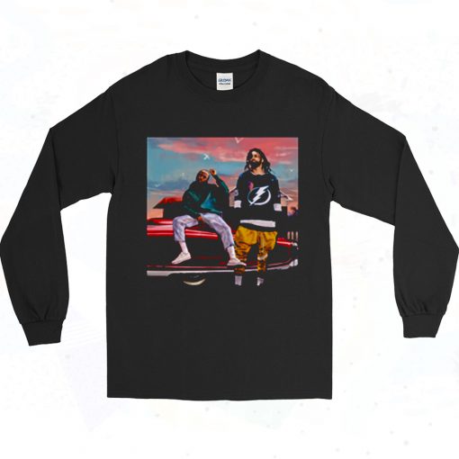 J Cole X Kendrick Lamar 90s Long Sleeve Style