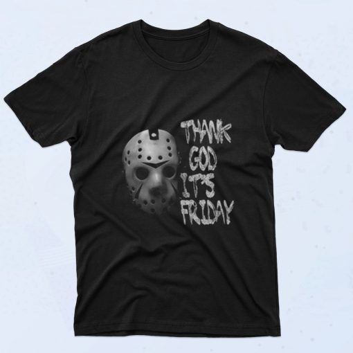 Jason Voorhees Thank God Its Friday 90s T Shirt Style