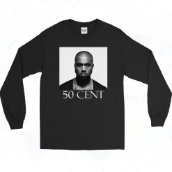 Kanye West 50 Cent Joke 90s Long Sleeve Style