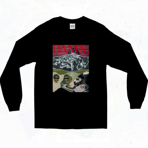 Kendrick Lamar Album Collage 90s Long Sleeve Style