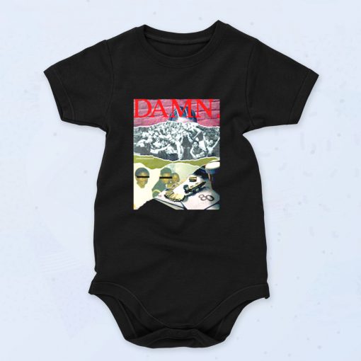 Kendrick Lamar Album Collage Baby Onesies Style