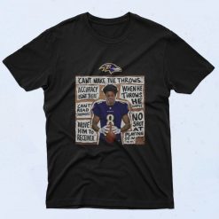 Lamar Jackson Silence The Doubters 90s T Shirt Style