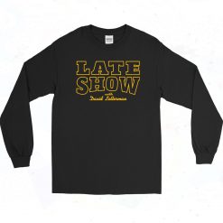 Late Show With David Letterman 90s Long Sleeve Style