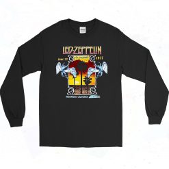 Led Zeppelin 1977 Inglewood Concert 90s Long Sleeve Style