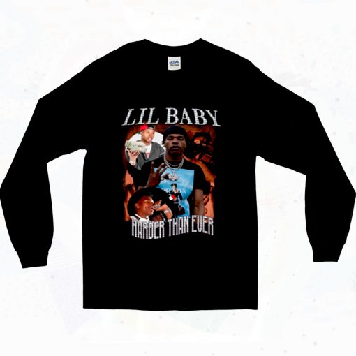 Lil Baby Harder Than Ever 90s Long Sleeve Style