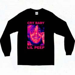 Lil Peep Cry Baby Smile 90s Long Sleeve Style