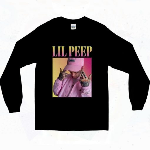 Lil Peep Homage Rapper 90s Long Sleeve Style