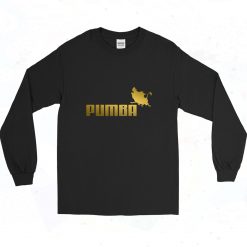 Lion King Pumbaa Puma Logo Parody 90s Long Sleeve Style